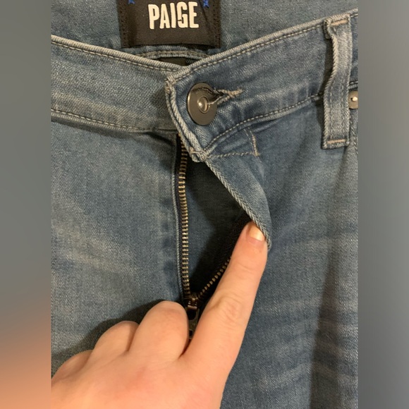 Paige Federal Slim Straight Fit Jeans in Buell Blue men’s size 34 - Picture 5 of 15